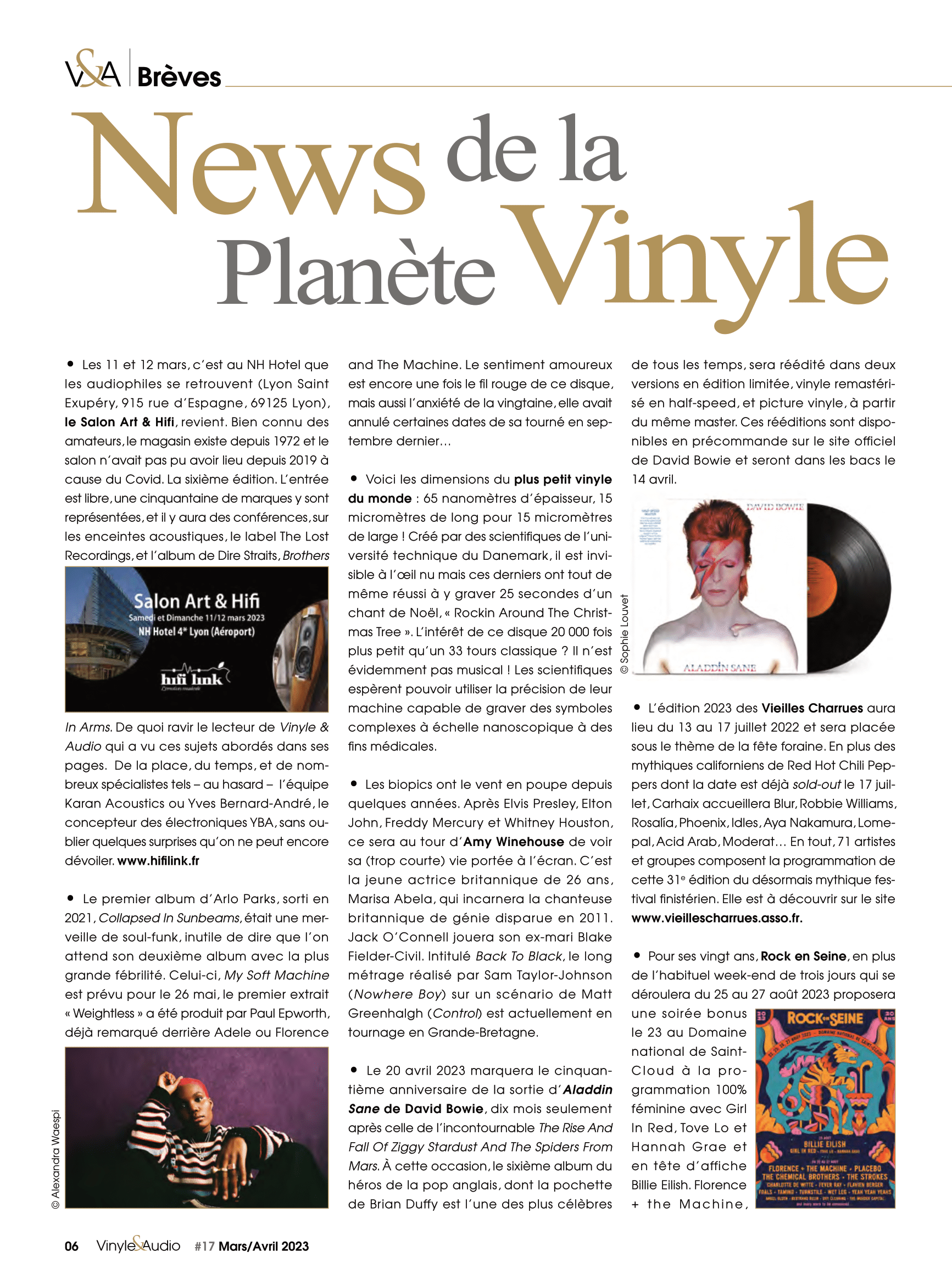 Vinyle & Audio n°17 : News de la Planète Vinyle