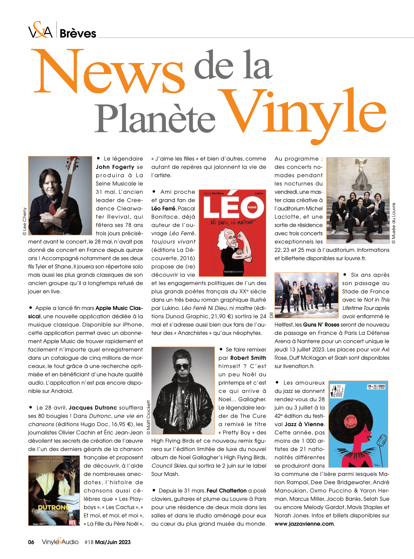 Vinyle & Audio n°18 : News de la Planète Vinyle