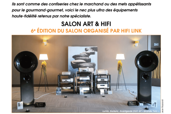 Vinyle & Audio n°18 : 6ème édition du salon Art & Hifi, organisé par Hifi Link