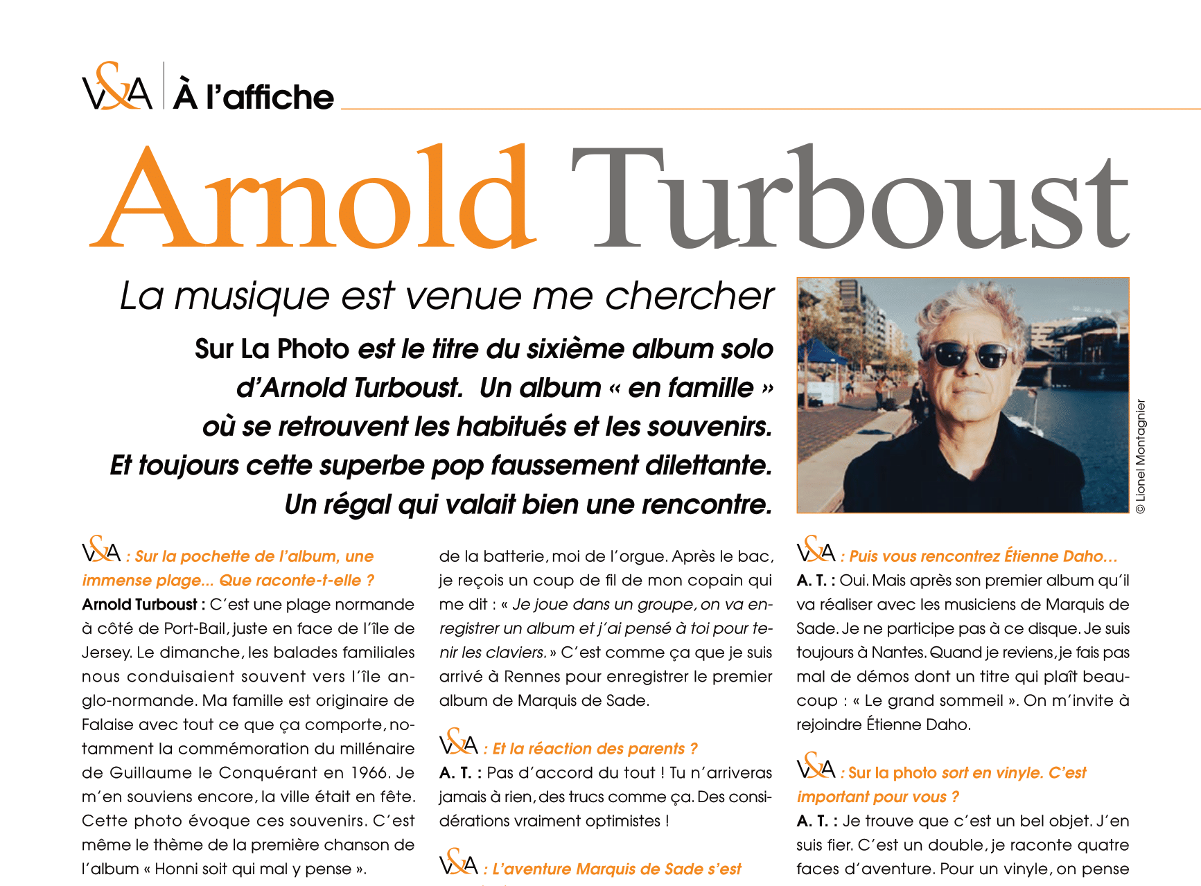Vinyle & Audio n°18 : Arnold Turboust