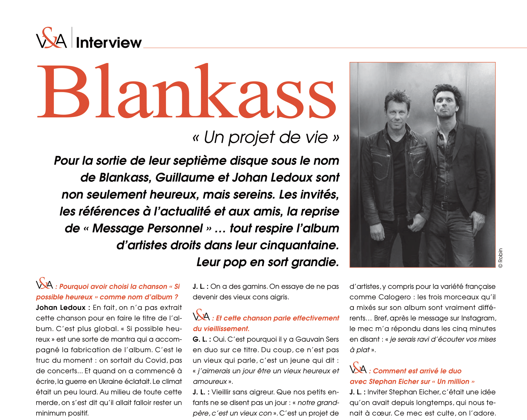 Vinyle & Audio n°20 : Blankass