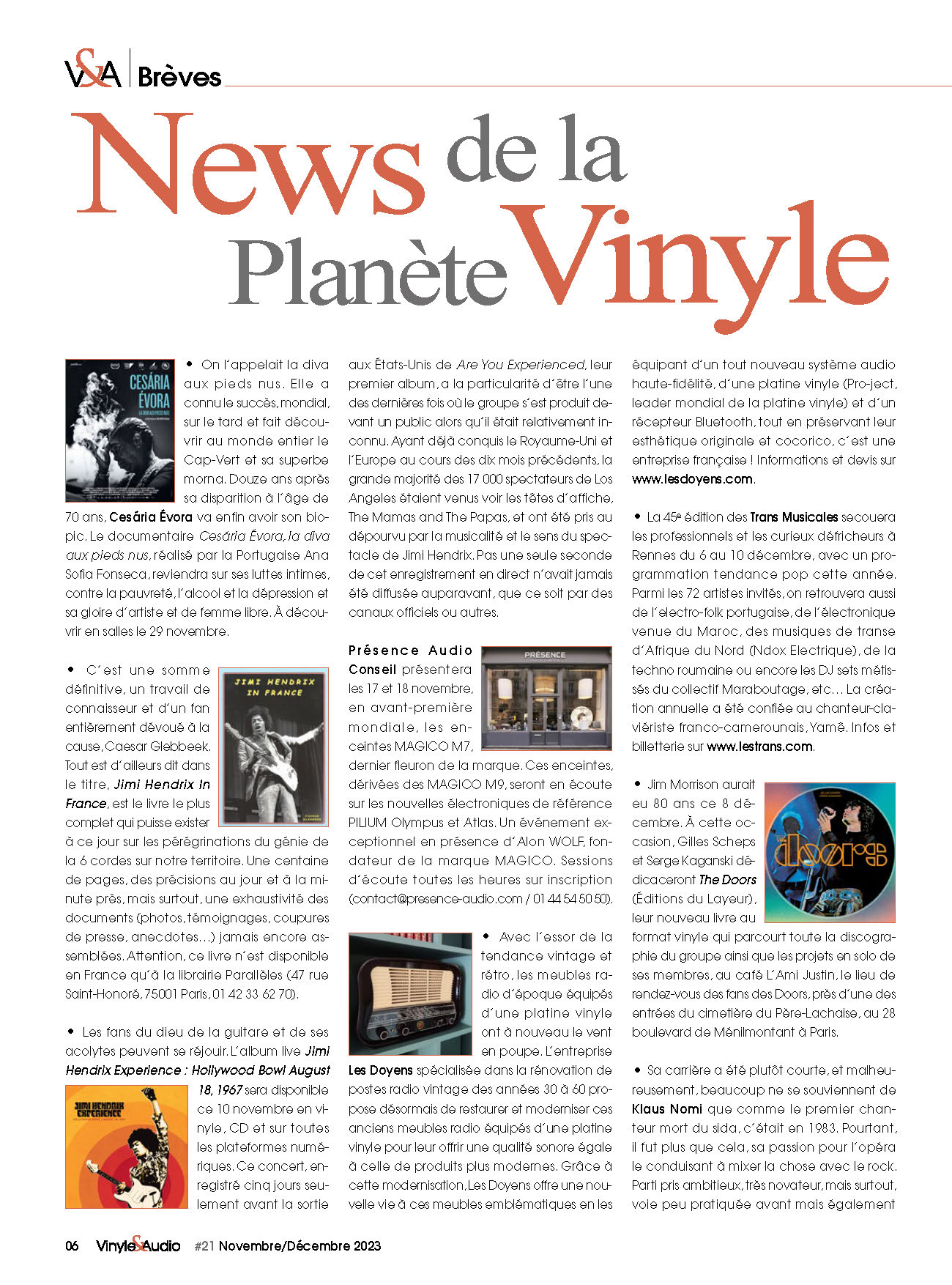 Vinyle & Audio n°21 : News de la Planète Vinyle