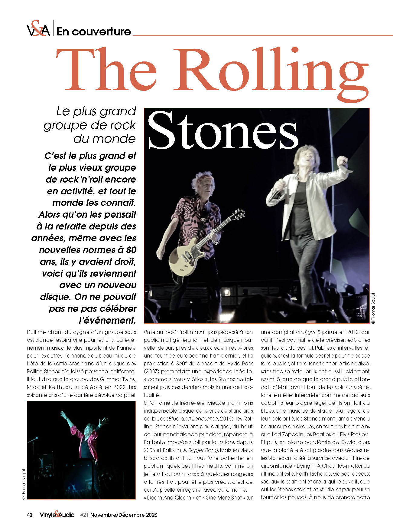 En couverture du numéro 21 : The Rolling Stones