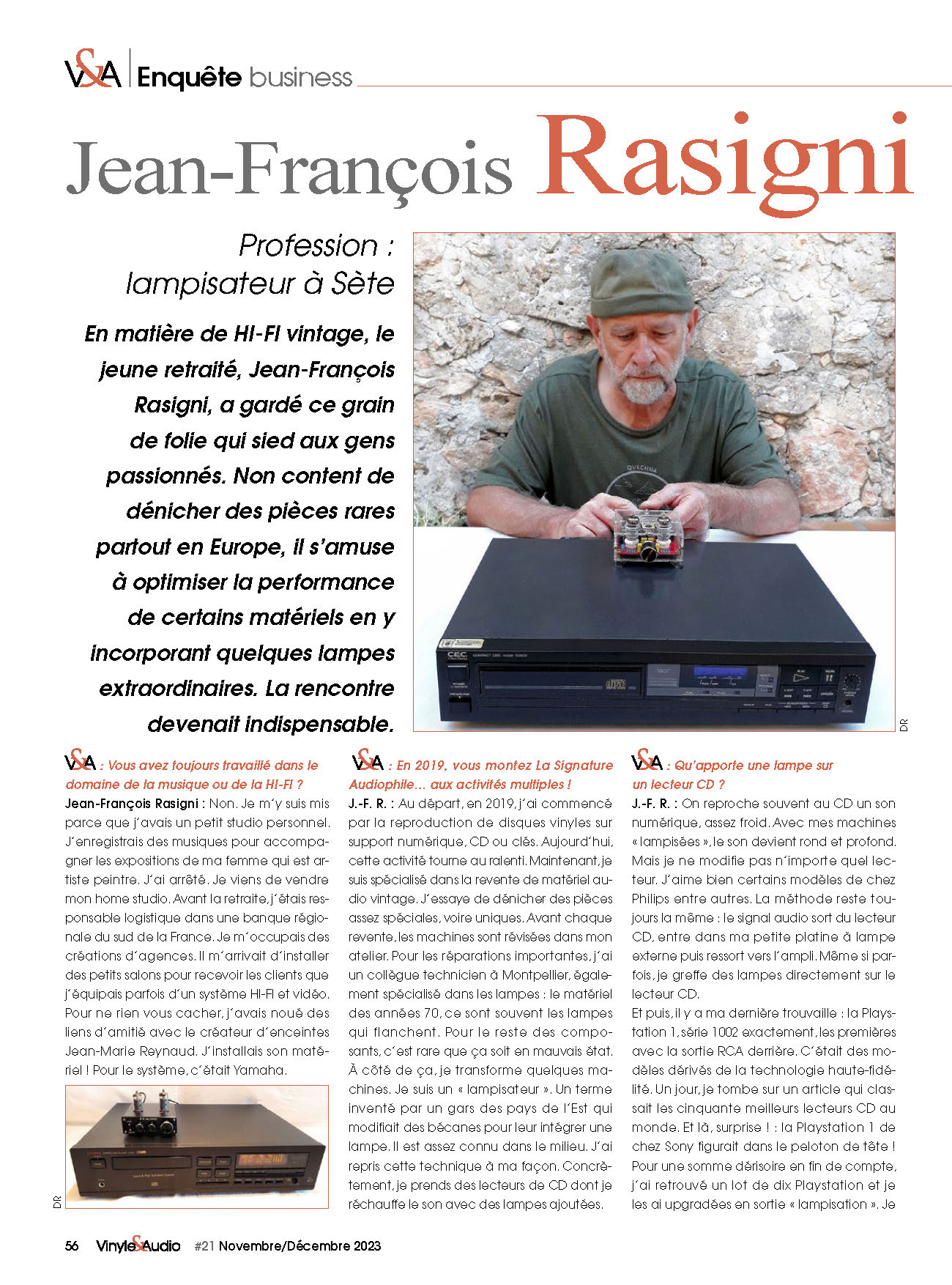 Enquête business : Jean-François Rasigni, lampisateur à Sète