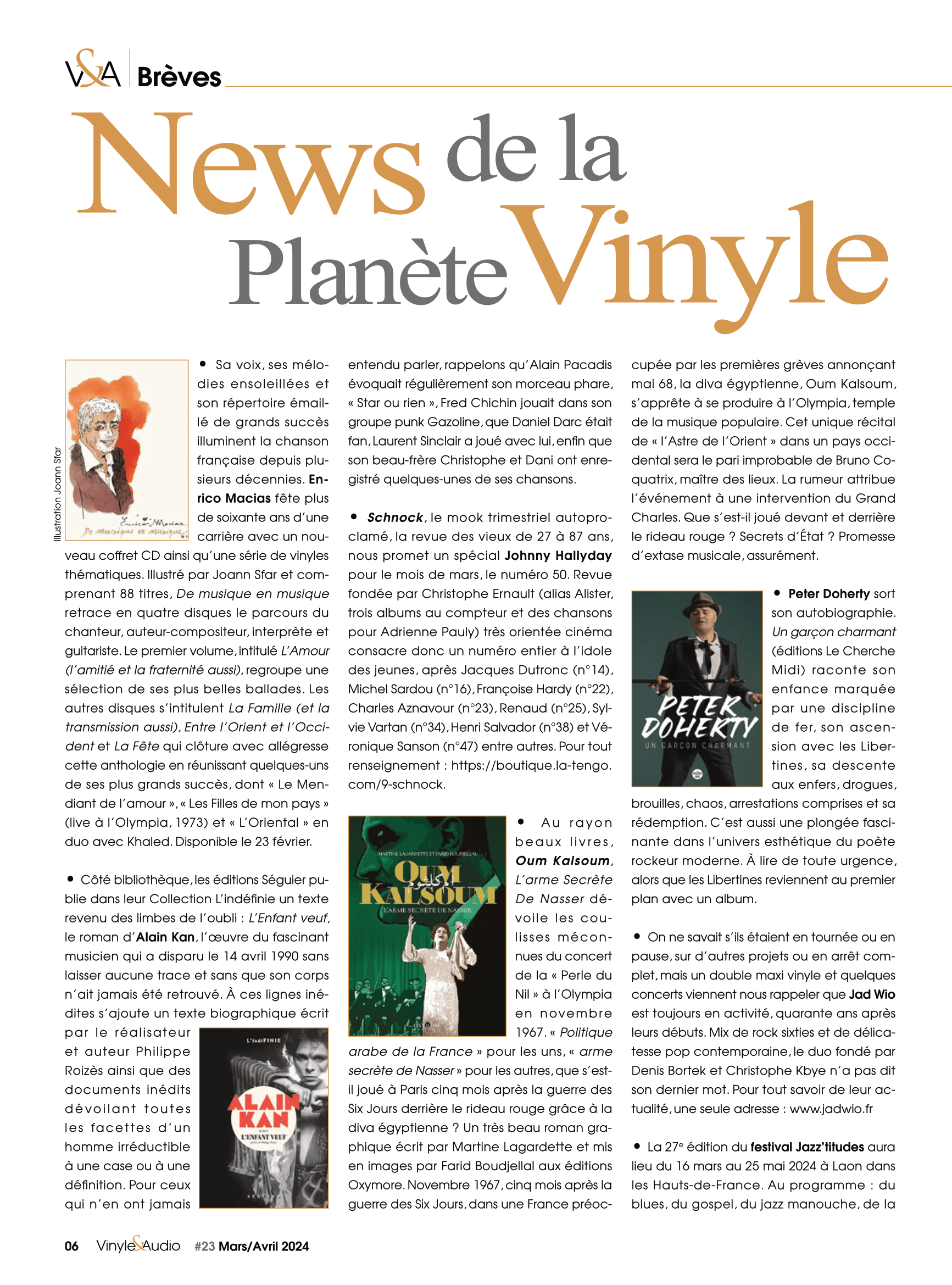 Vinyle & Audio n°23 : News de la Planète Vinyle