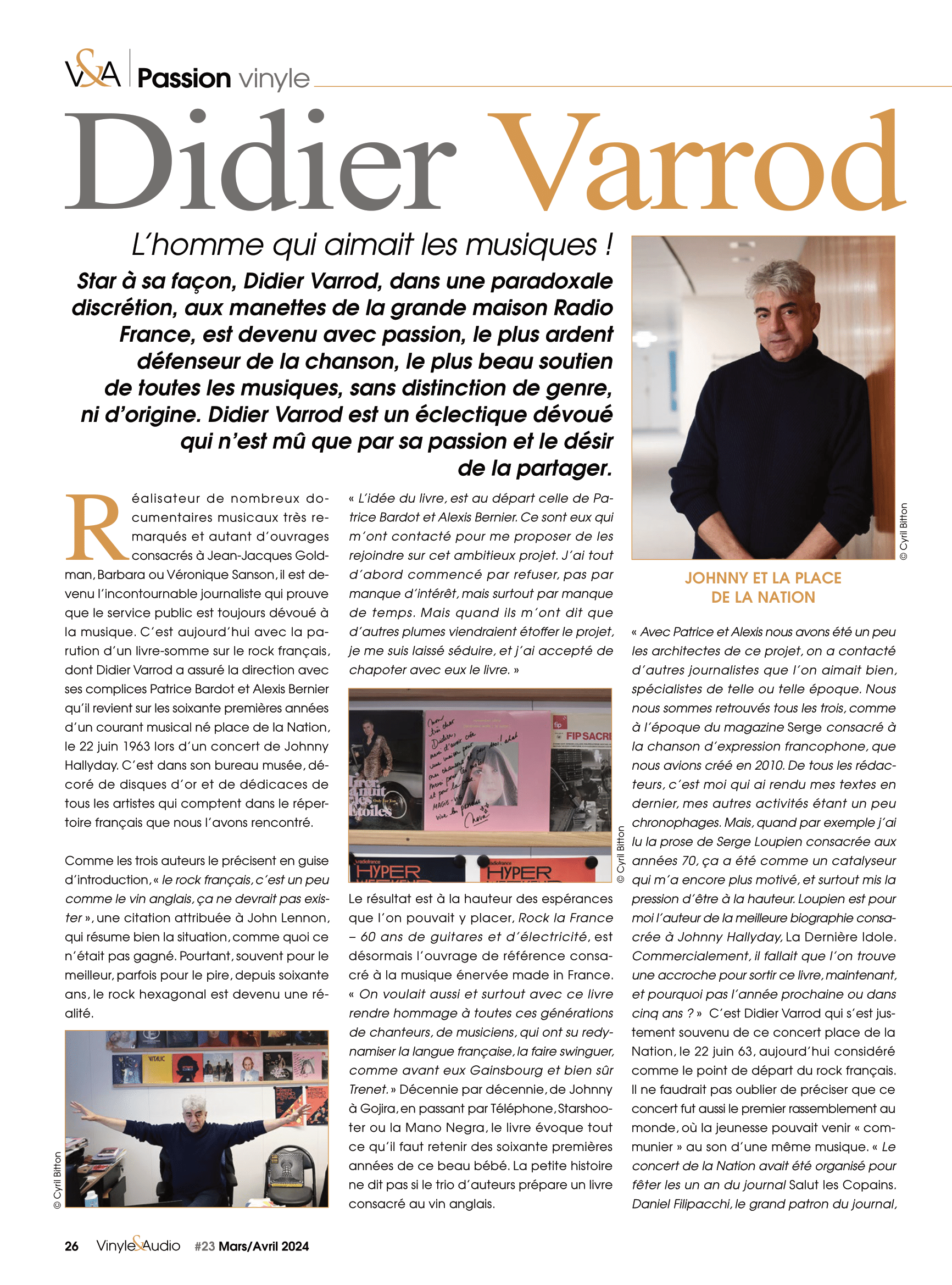 Passion vinyle : Didier Varrod