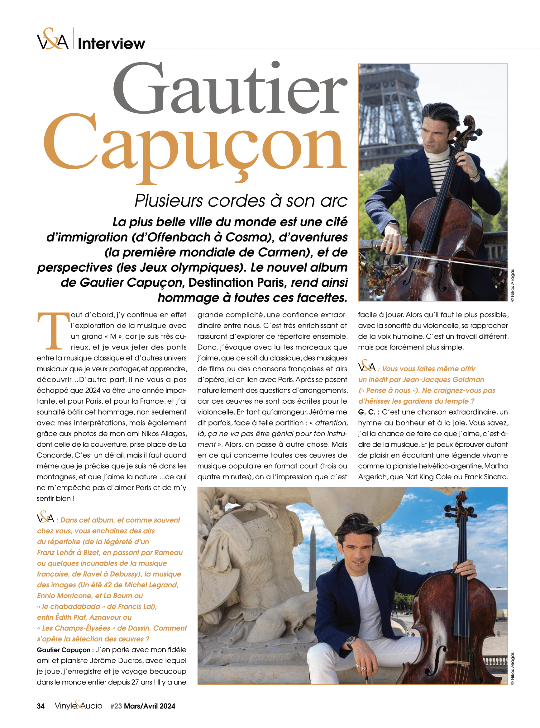 Interview : Gautier Capuçon