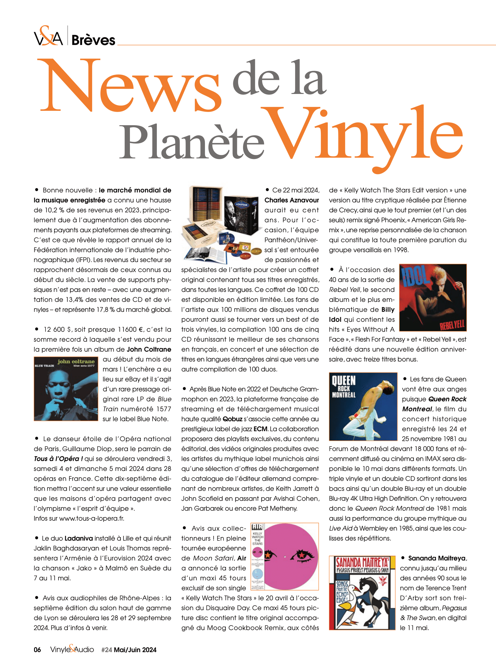 Vinyle & Audio n°23 : News de la Planète Vinyle