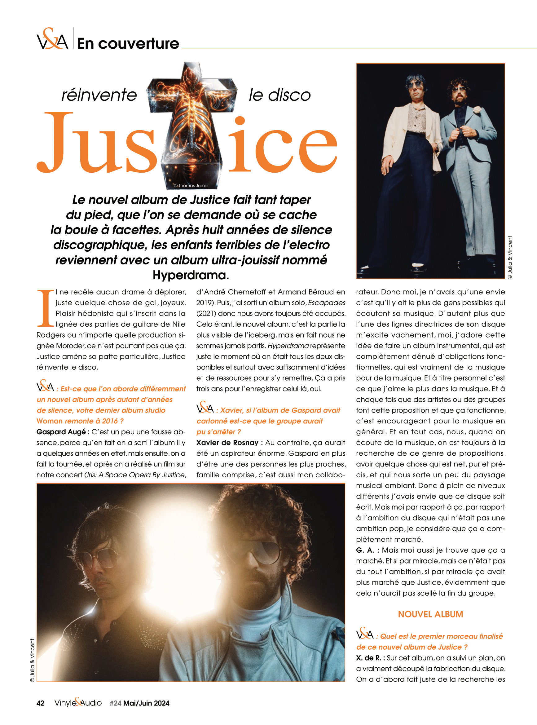 En couverture du numéro 24 : Justice