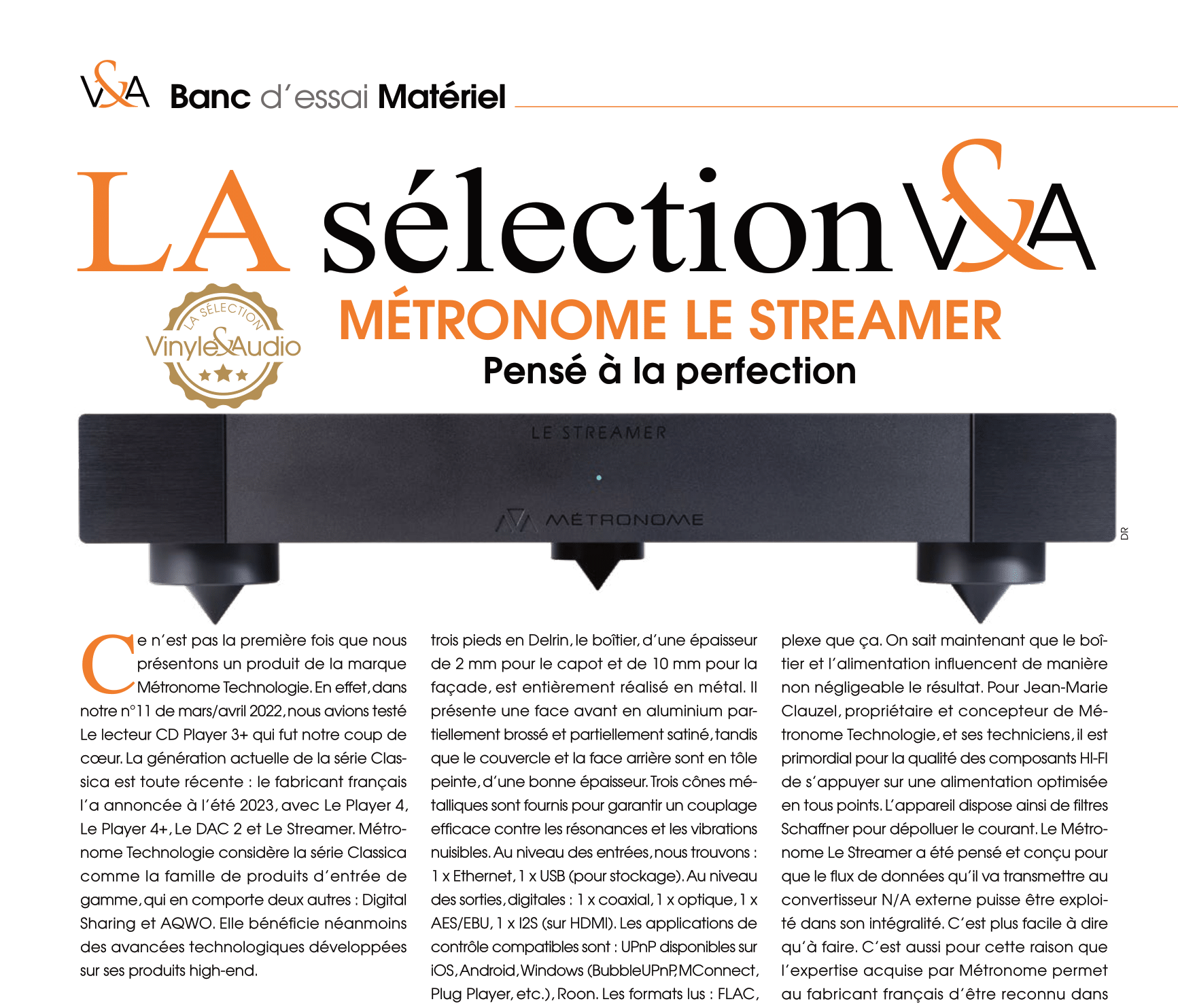 La sélection V&A : Métronome Le Streamer