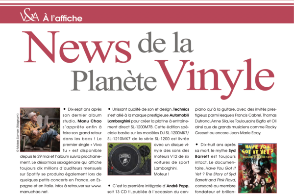 Vinyle & Audio n°25 : News de la Planète Vinyle