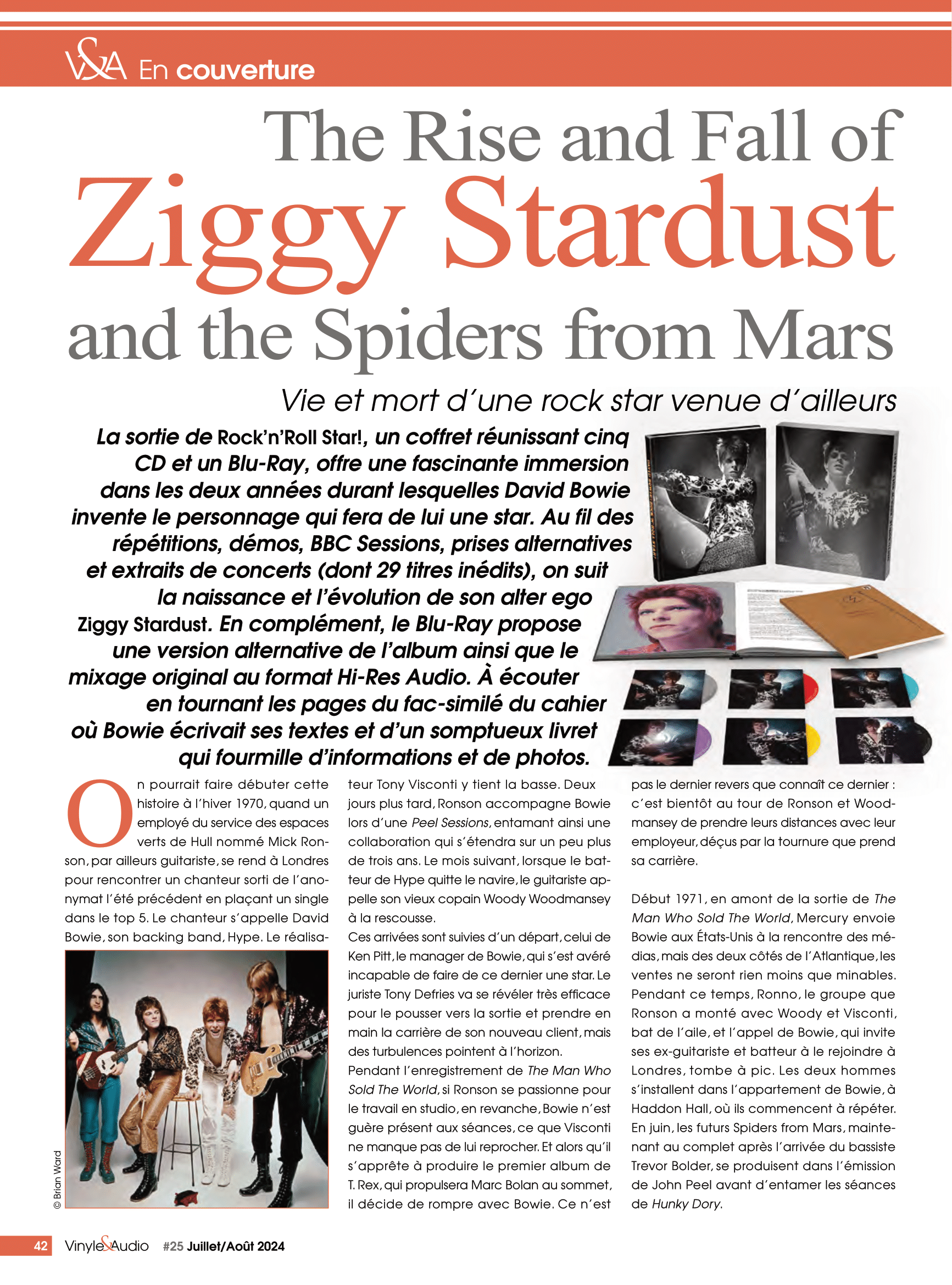 En couverture du numéro 25 : Ziggy Stardust