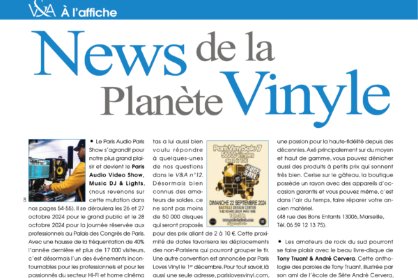 Brèves du n°26 : News de la Planète Vinyle