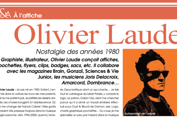 A l’affiche du n°26 : Olivier Laude