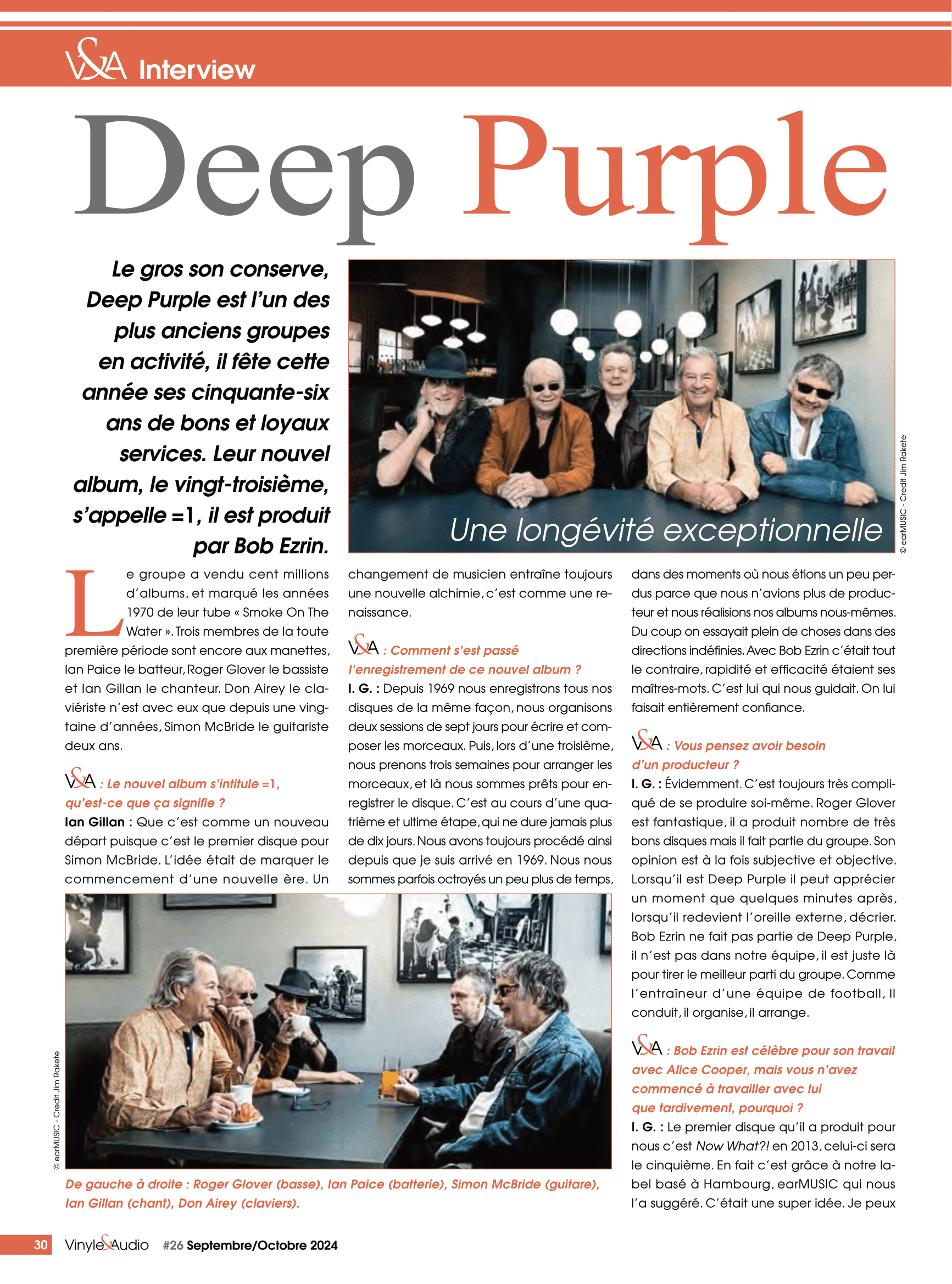 Interview : Deep Purple