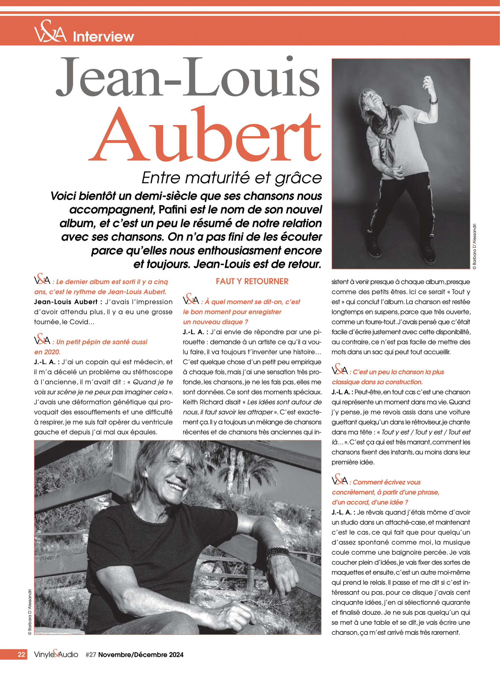 Interview : Jean-Louis Aubert