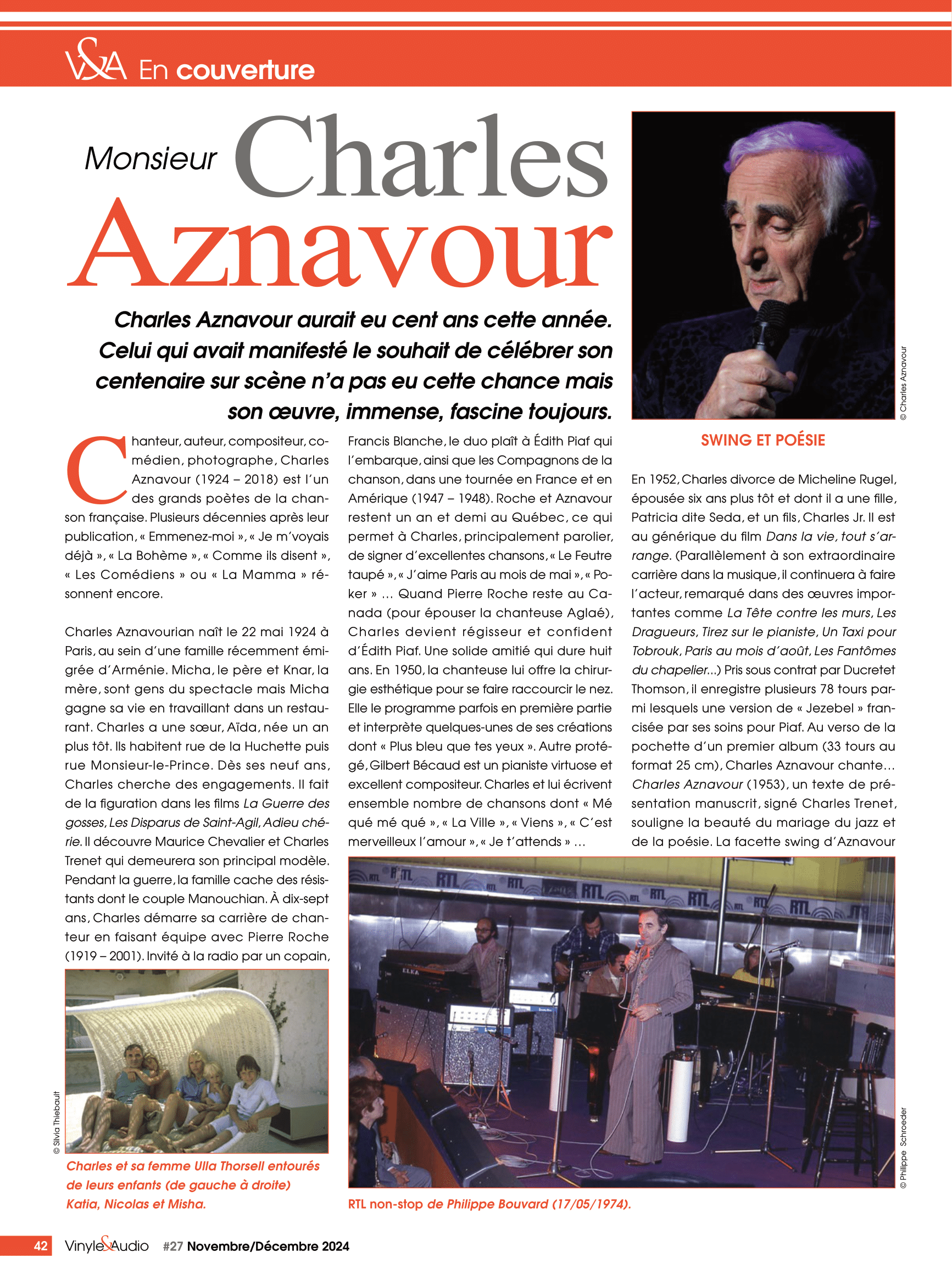 Monsieur Charles Aznavour 