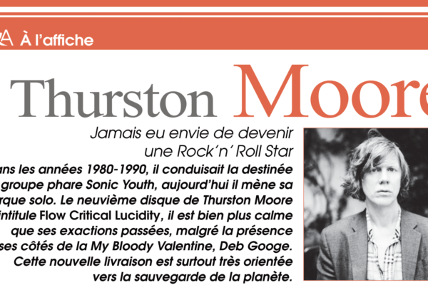 A l’affiche du n°27 : Thurston Moore