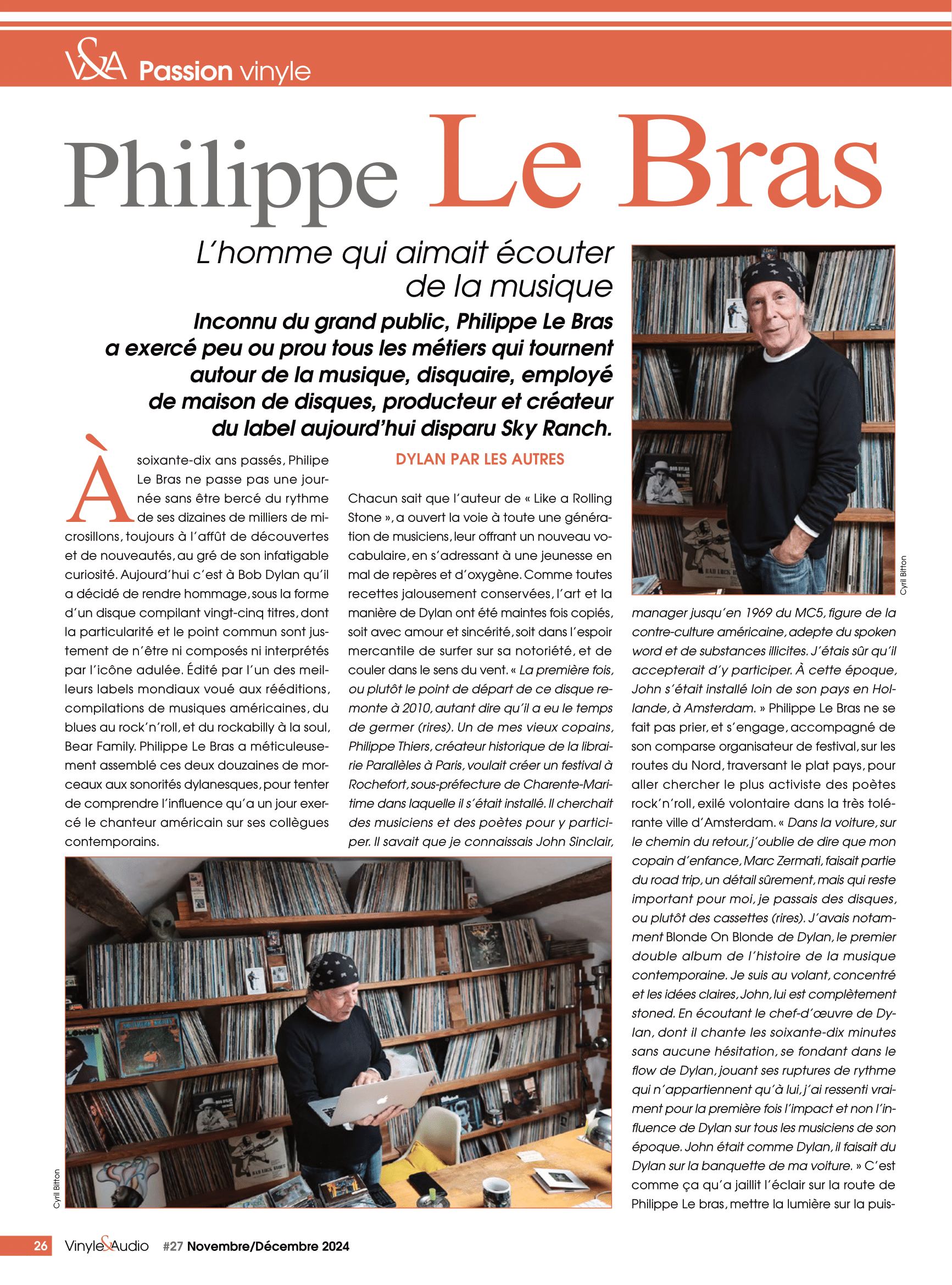 Passion vinyle : Philippe Le Bras