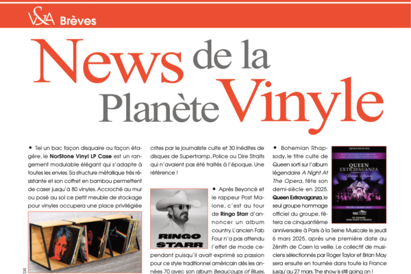 A l'affiche du n°28 : les News de la Planète Vinyle