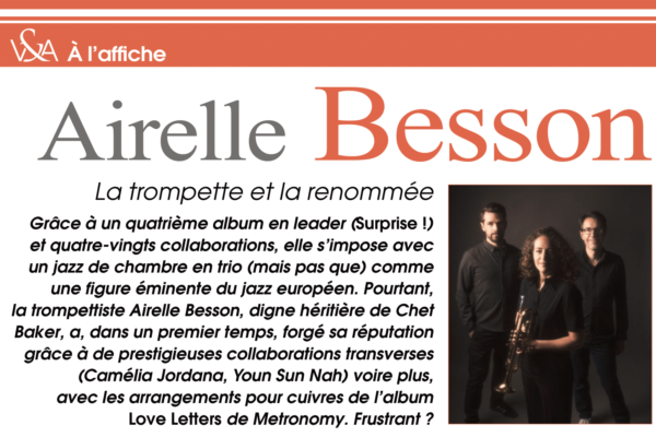 A l’affiche du n°28 : Airelle Besson