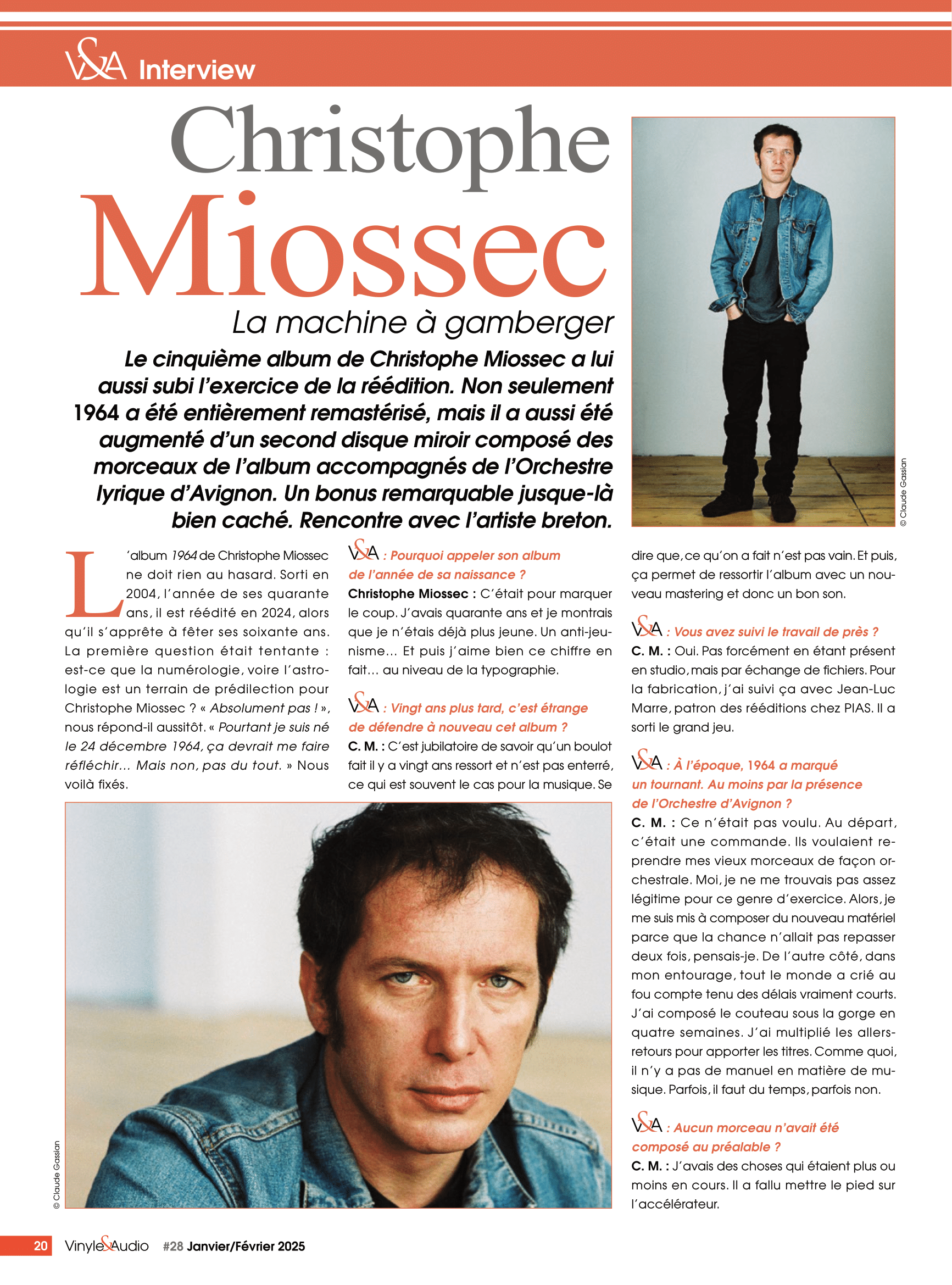 Interview : Christophe Miossec