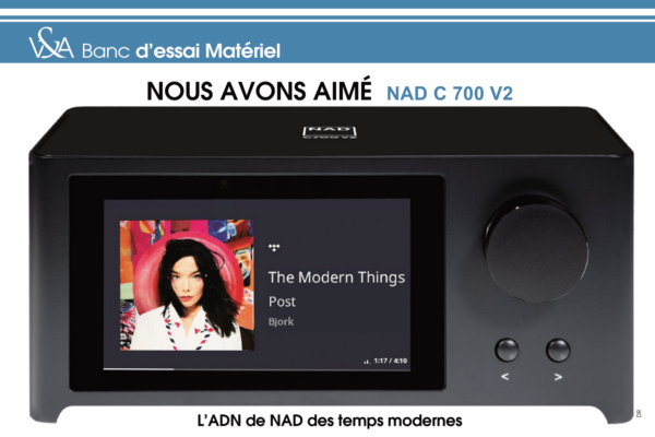 Nous avons aimé : NAD C 700 V2