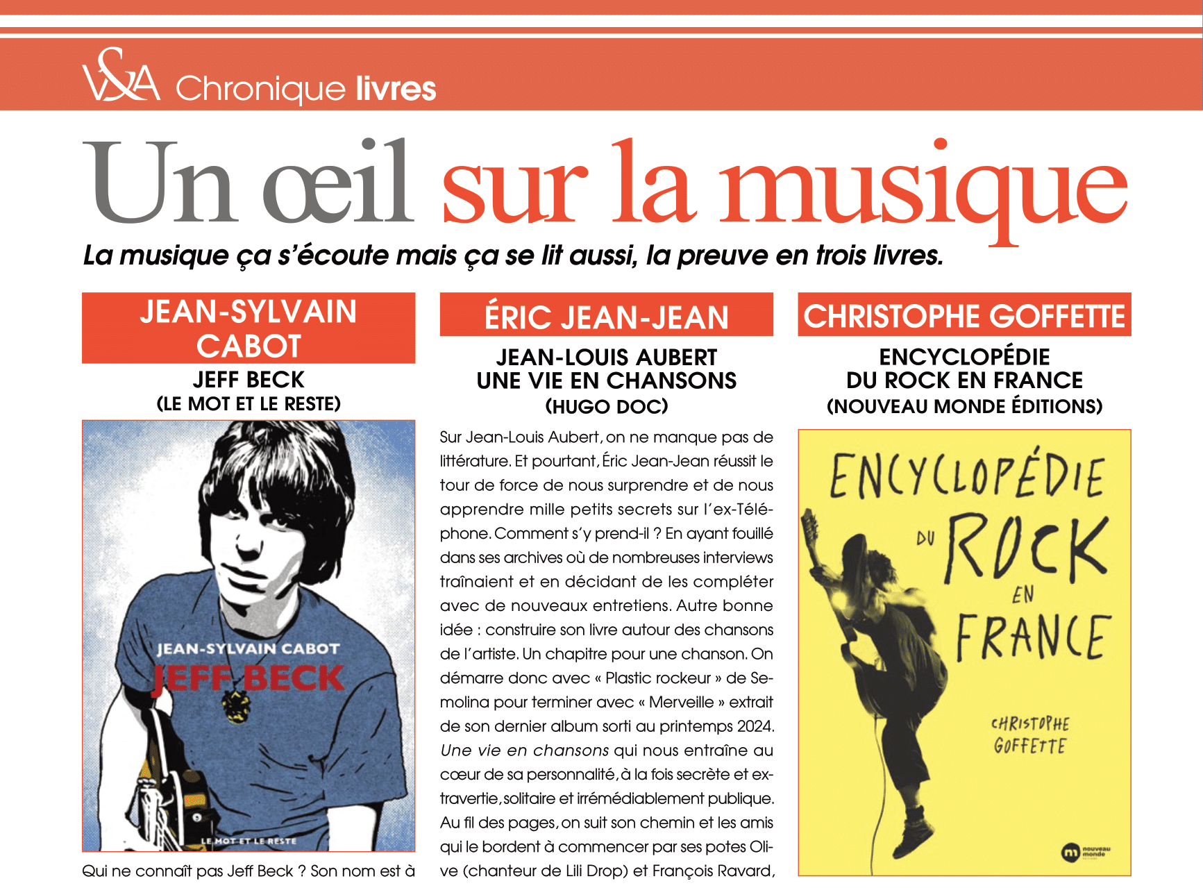 Chronique livres du n°28