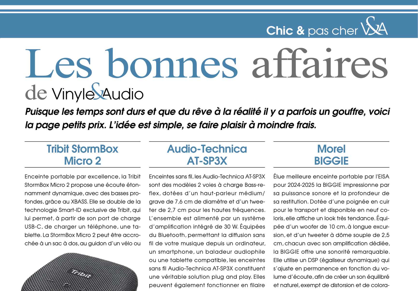 Chic & pas cher : les bonnes affaires de Vinyle & Audio