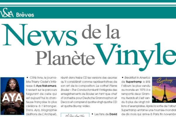 A l'affiche du n°29 : les News de la Planète Vinyle