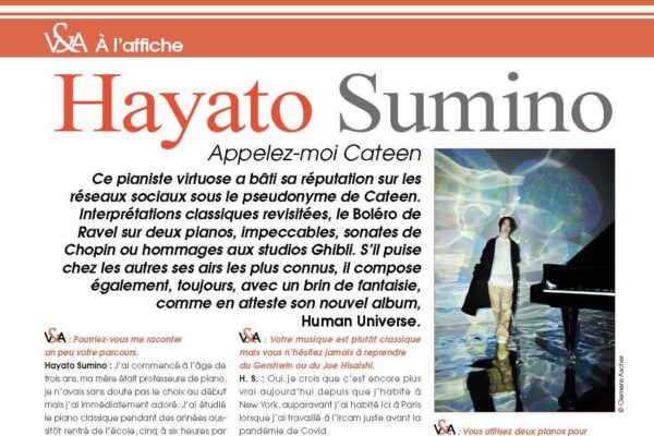 Hayato Sumino : appelez-moi Cateen