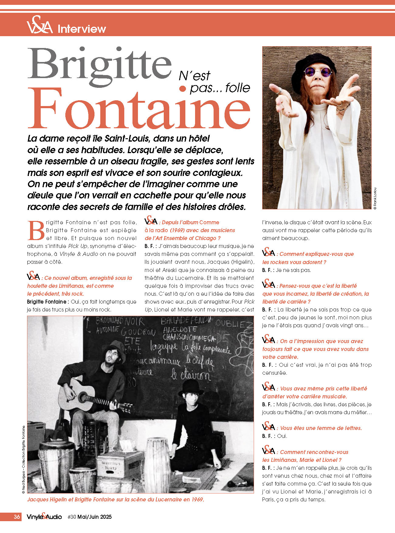 Interview : Brigitte Fontaine