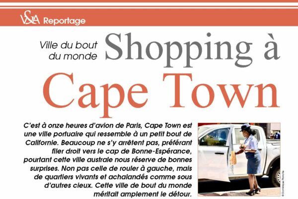 Reportage : shopping à Cape Town