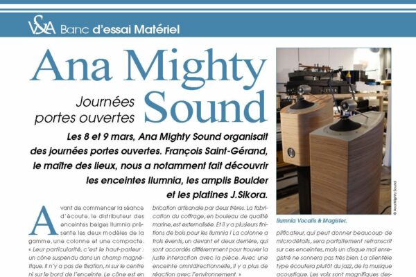 Banc d'essai Matériel : Ana Mighty Sound