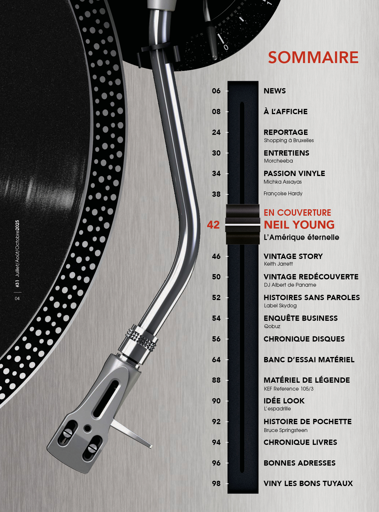 Vinyle&Audio : sommaire du 31e numéro 