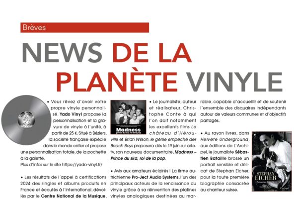 A l'affiche du n°31 : les News de la Planète Vinyle