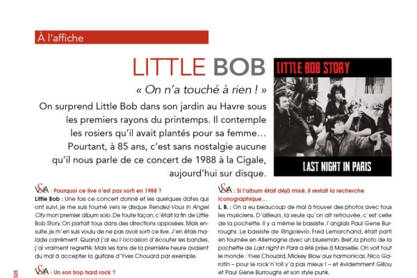 A l’affiche du n°31 : Little Bob