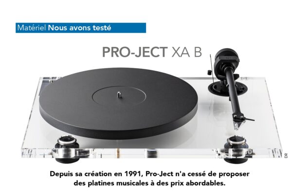 Matériel : PRO-JECT XA B