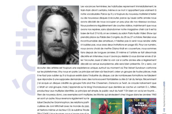 Vinyle&Audio n°32 - L'édito de Christian Eudeline