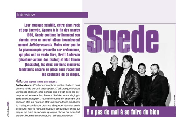 Interview : Suede