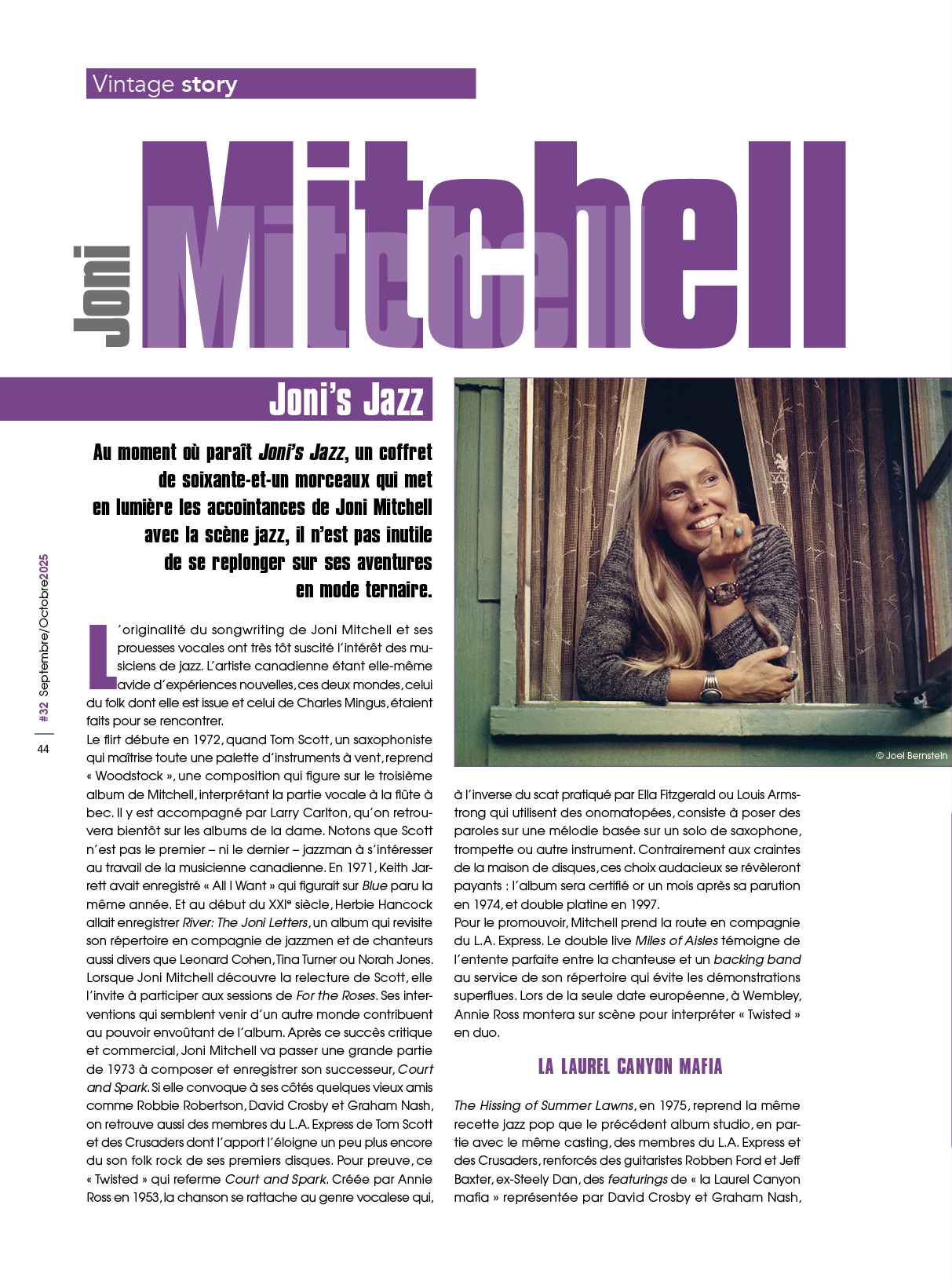 Vintage story : Joni Mitchell
