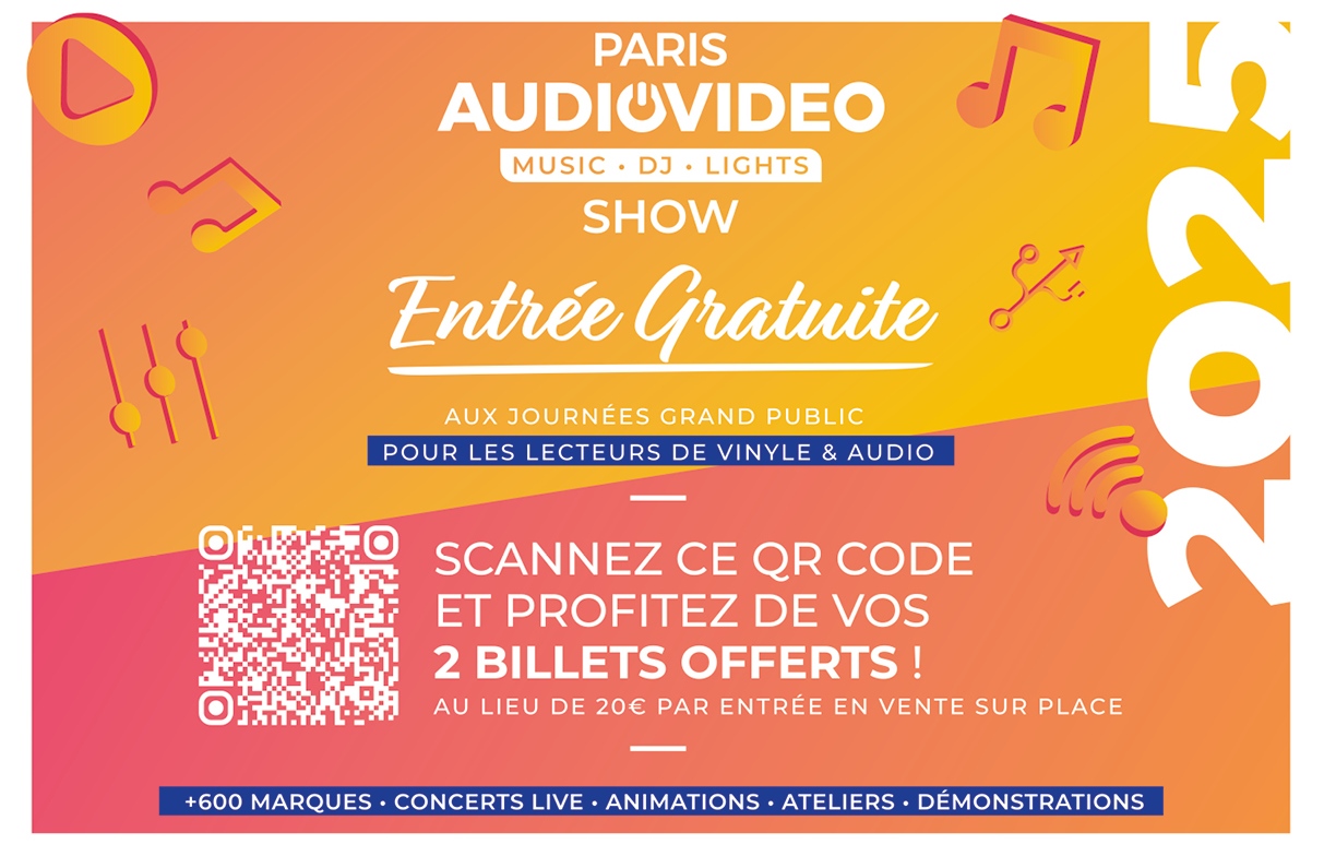 Entrée gratuite au Paris Audiovideo Show