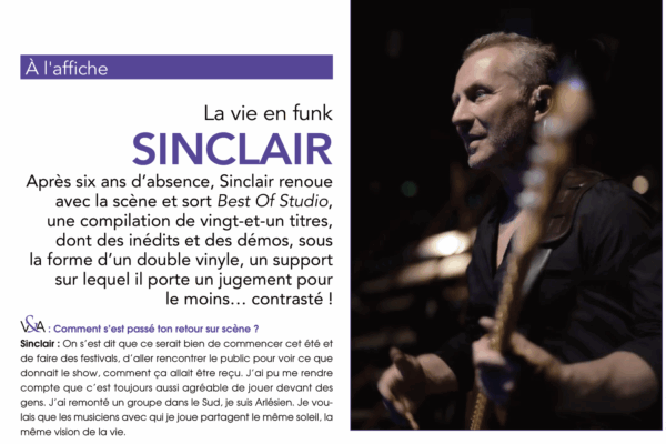 A l’affiche du n°33 : Sinclair