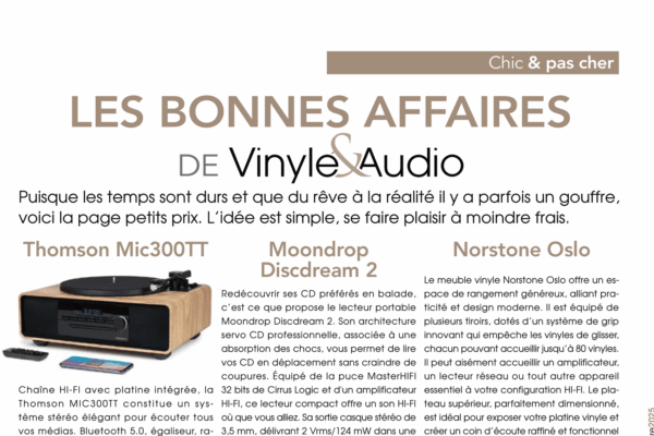 Vinyle & Audio numéro 33 : les bonnes affaires