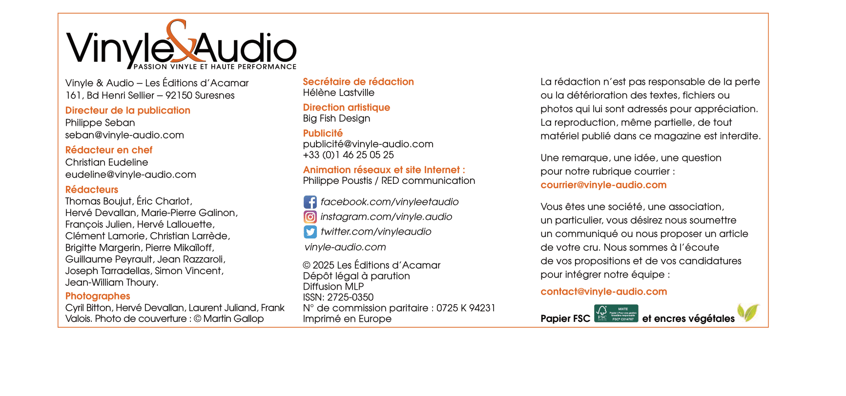 En kiosque : Vinyle & Audio n°34